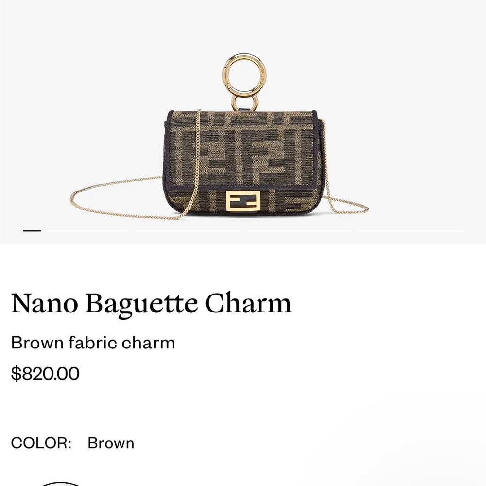 Fendi Nani baguette. Still in stores